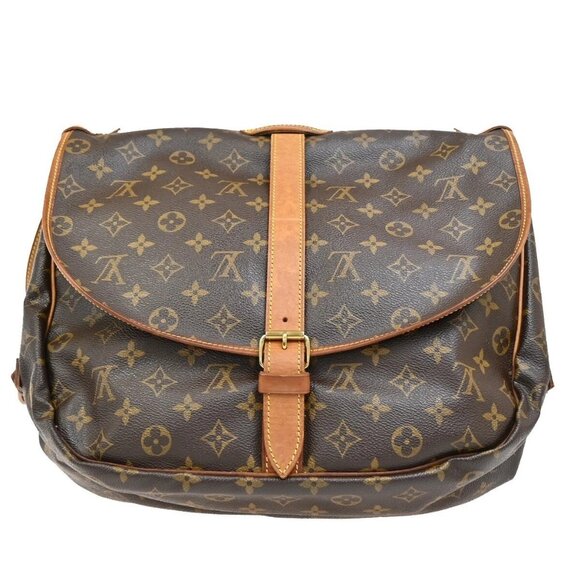 LOUIS VUITTON Saumur 35 Shoulder Bag Monogram Leather BN France M42254 85EE965 - Picture 3 of 16